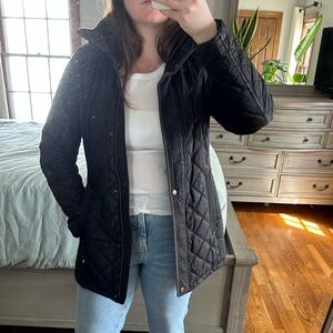 Women's Black Quilted Jacket!